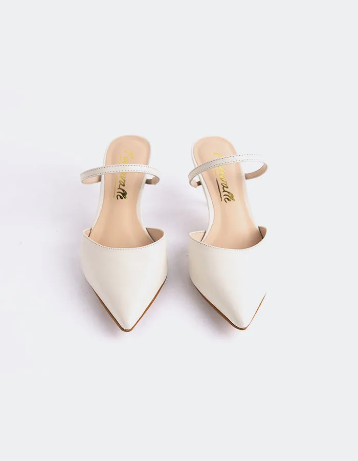 Forsythia Off White Leather
