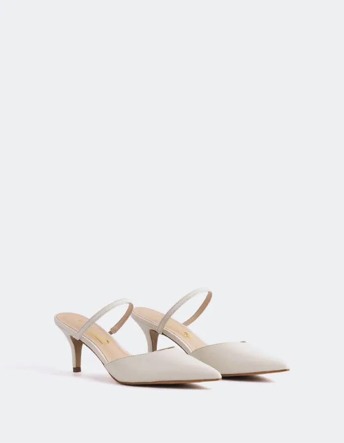 Forsythia Off White Leather