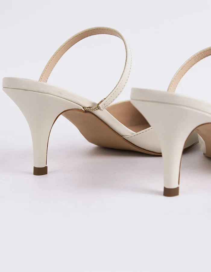 Forsythia Off White Leather