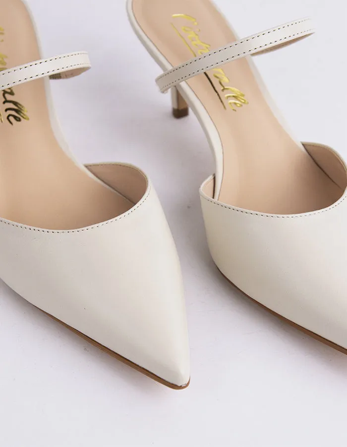 Forsythia Off White Leather