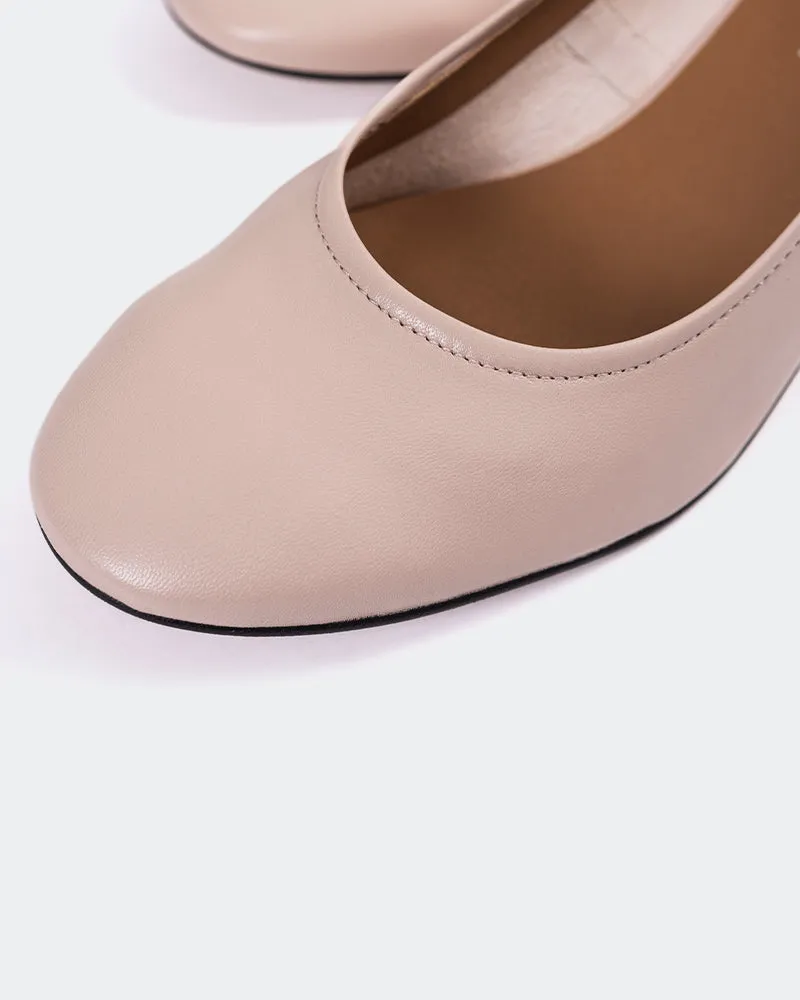 Lisbeth Nude Leather