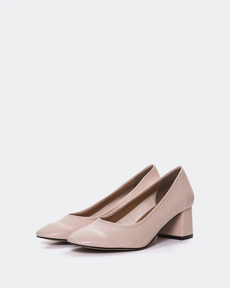 Lisbeth Nude Leather