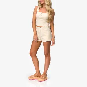 REEF All Day Corduroy High Waist Short