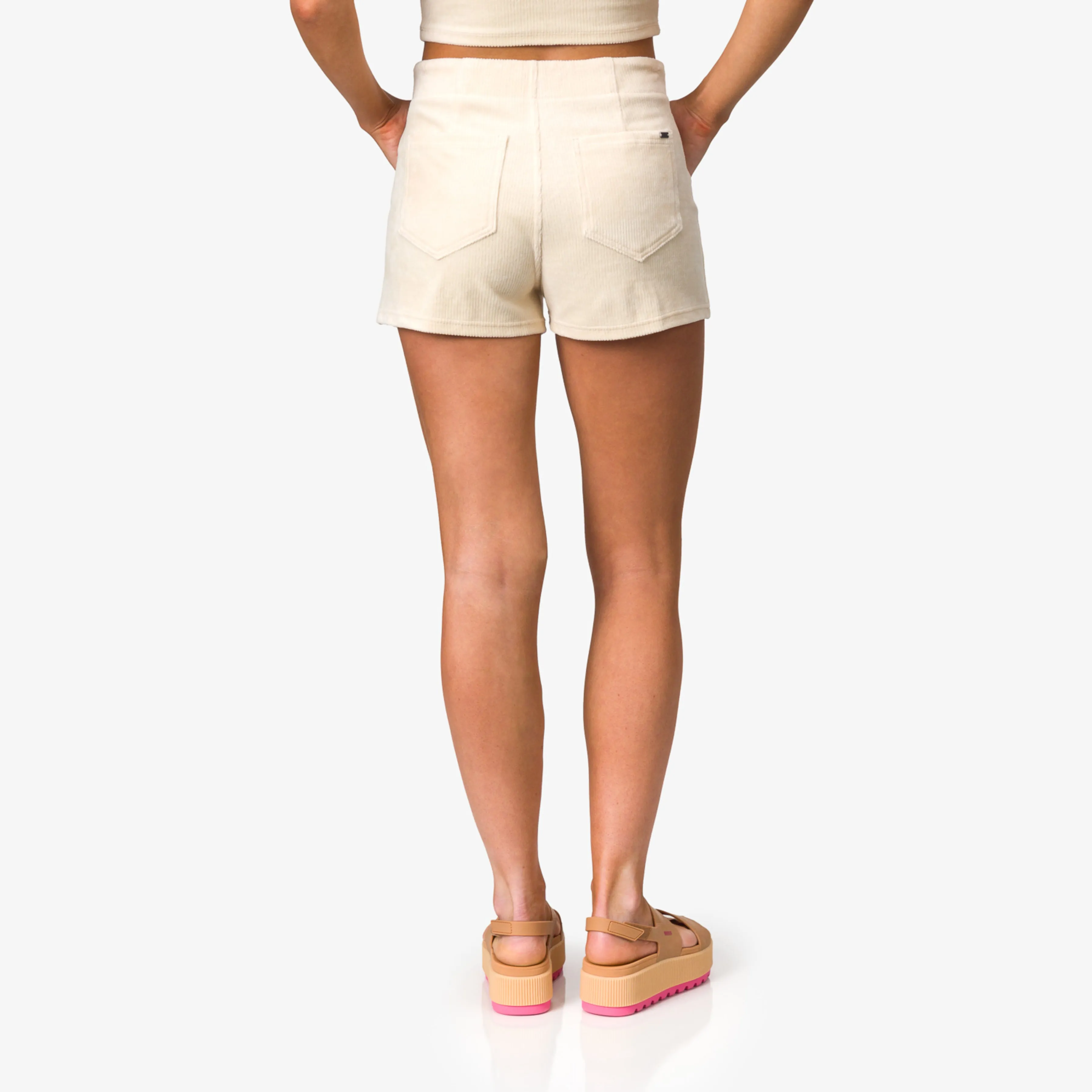 REEF All Day Corduroy High Waist Short