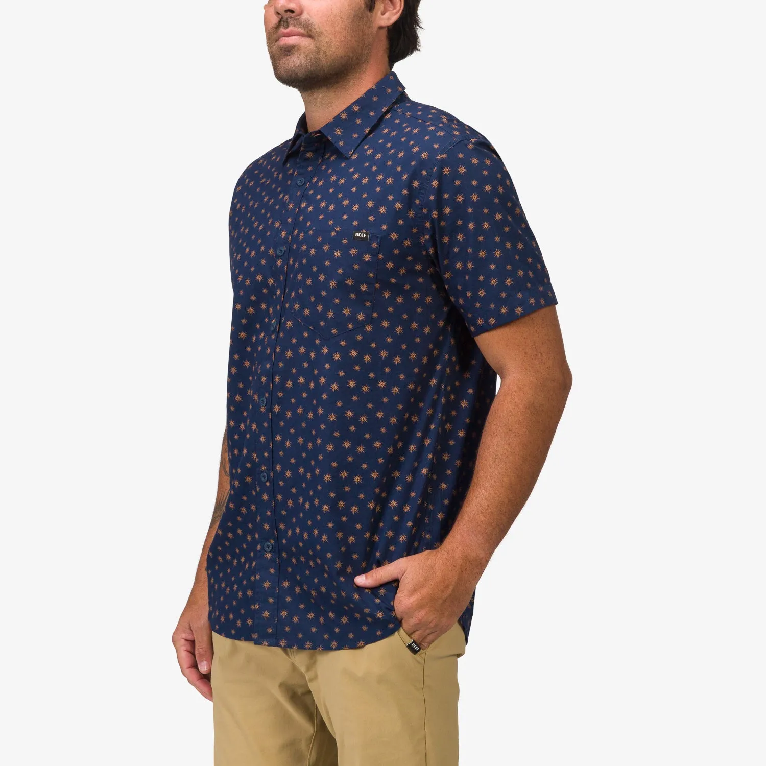 REEF Bentley Ss Wvn Shirt