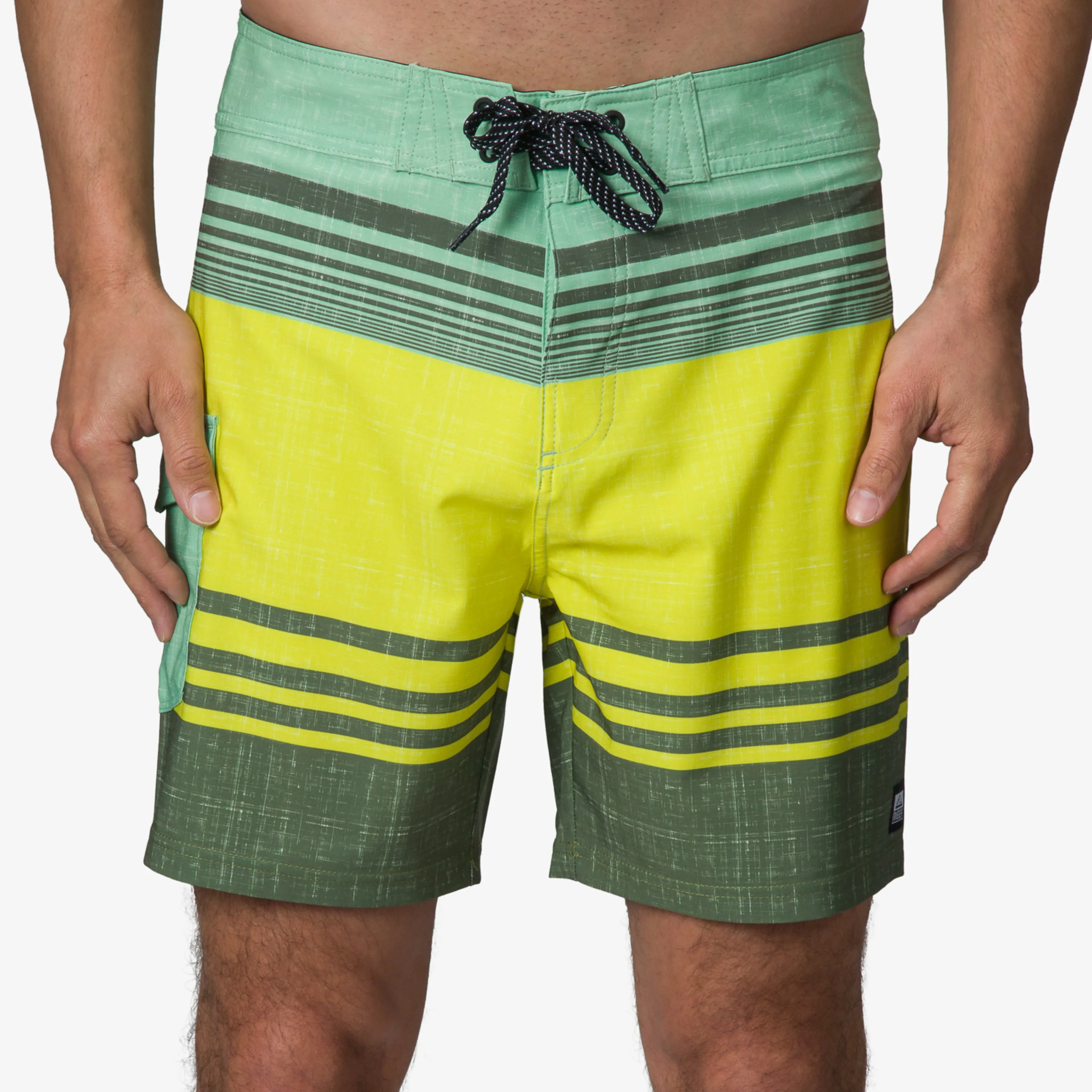 REEF Casey Stripe Boardshort 17"