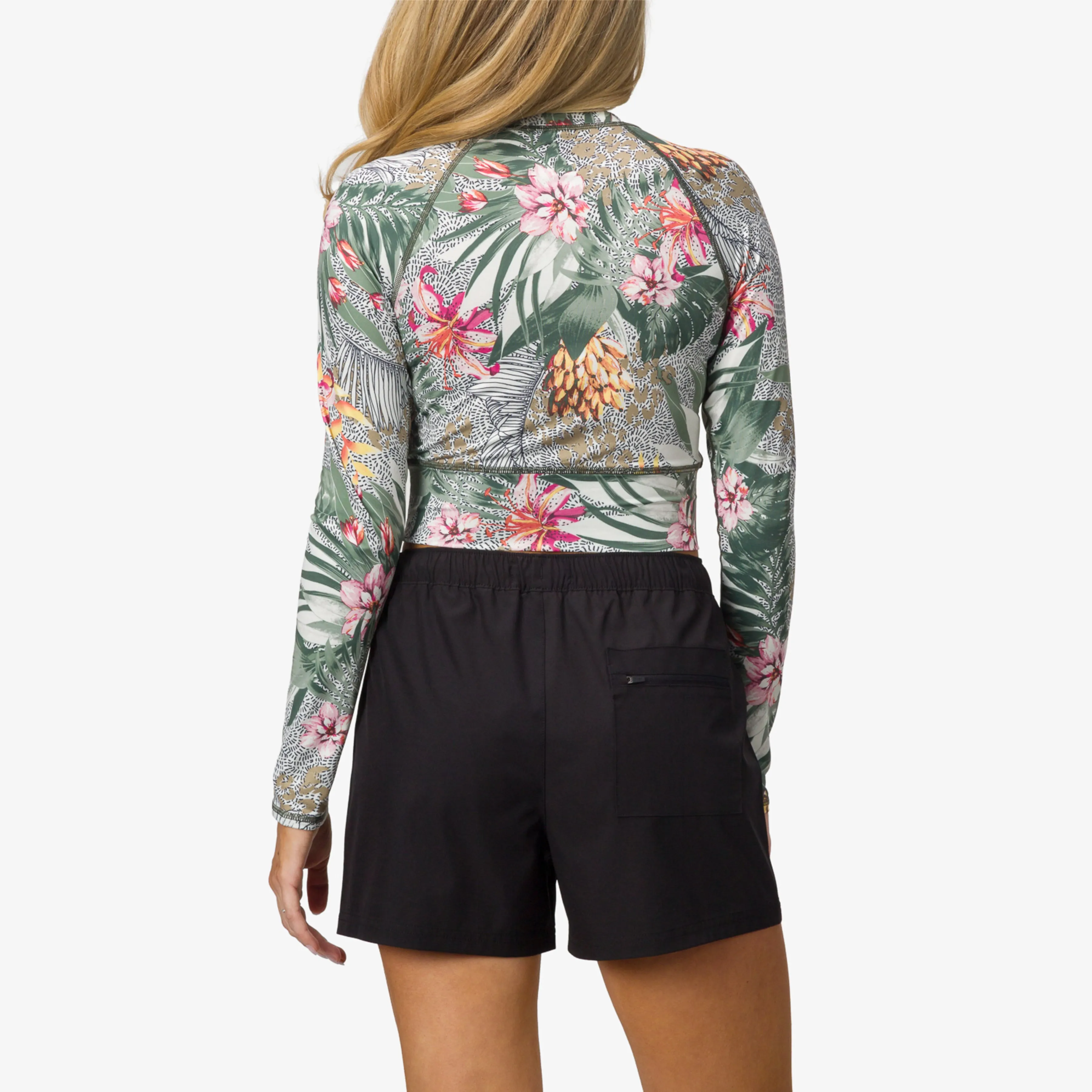 REEF Crest Crop Long Sleeve Surf Shirt