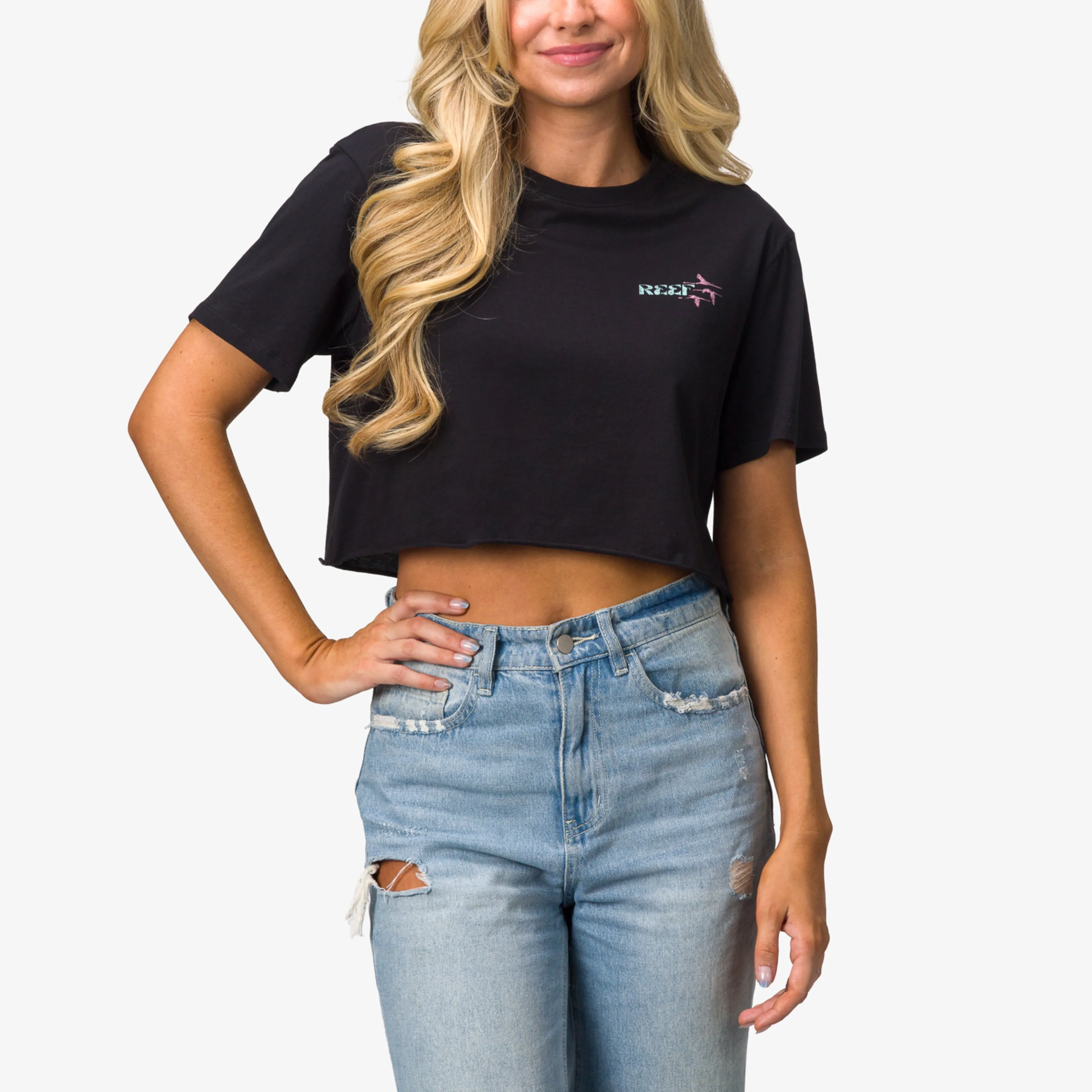 REEF Flamazing Crop T-Shirt