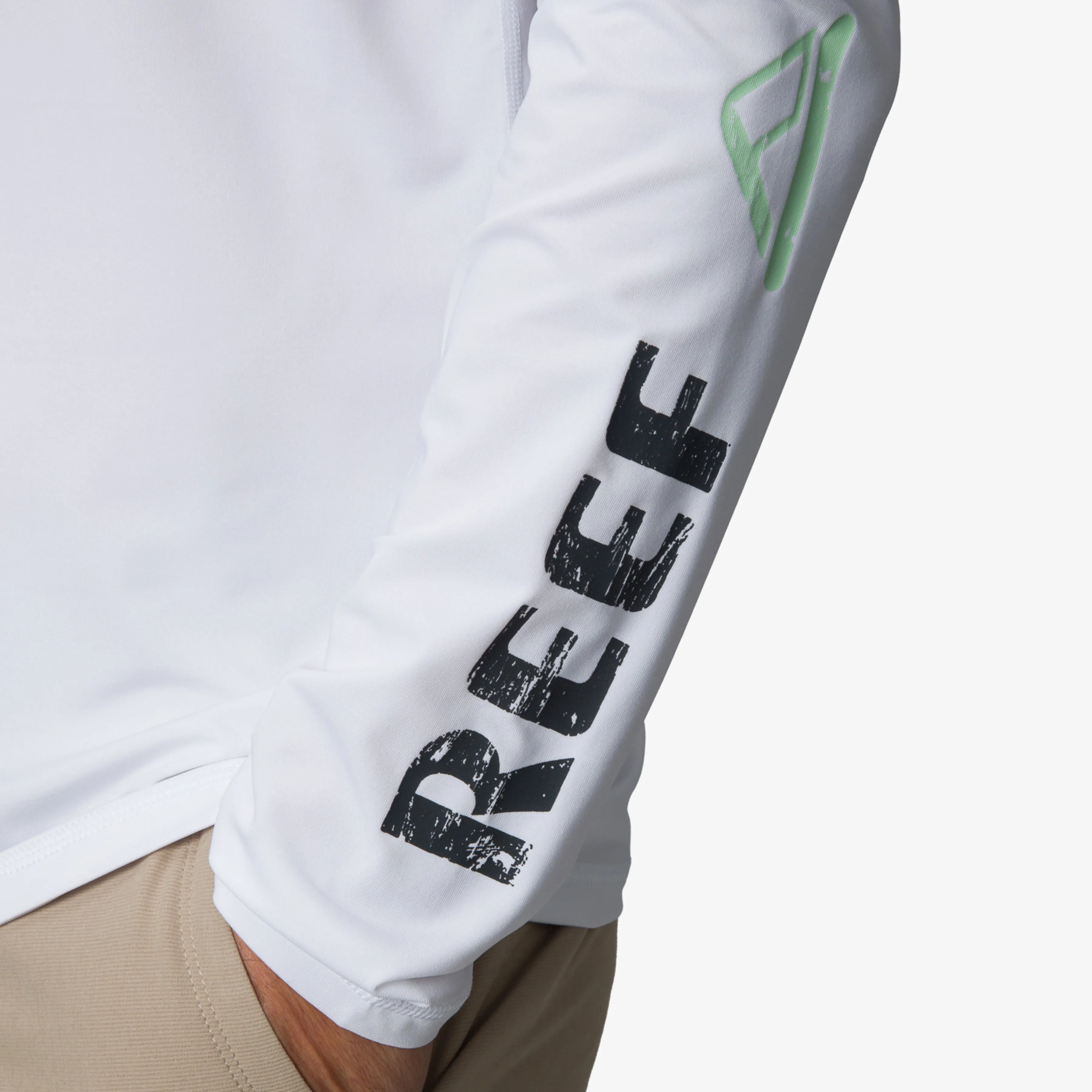 REEF Kean Long Sleeve Surf Shirt 50 UPF