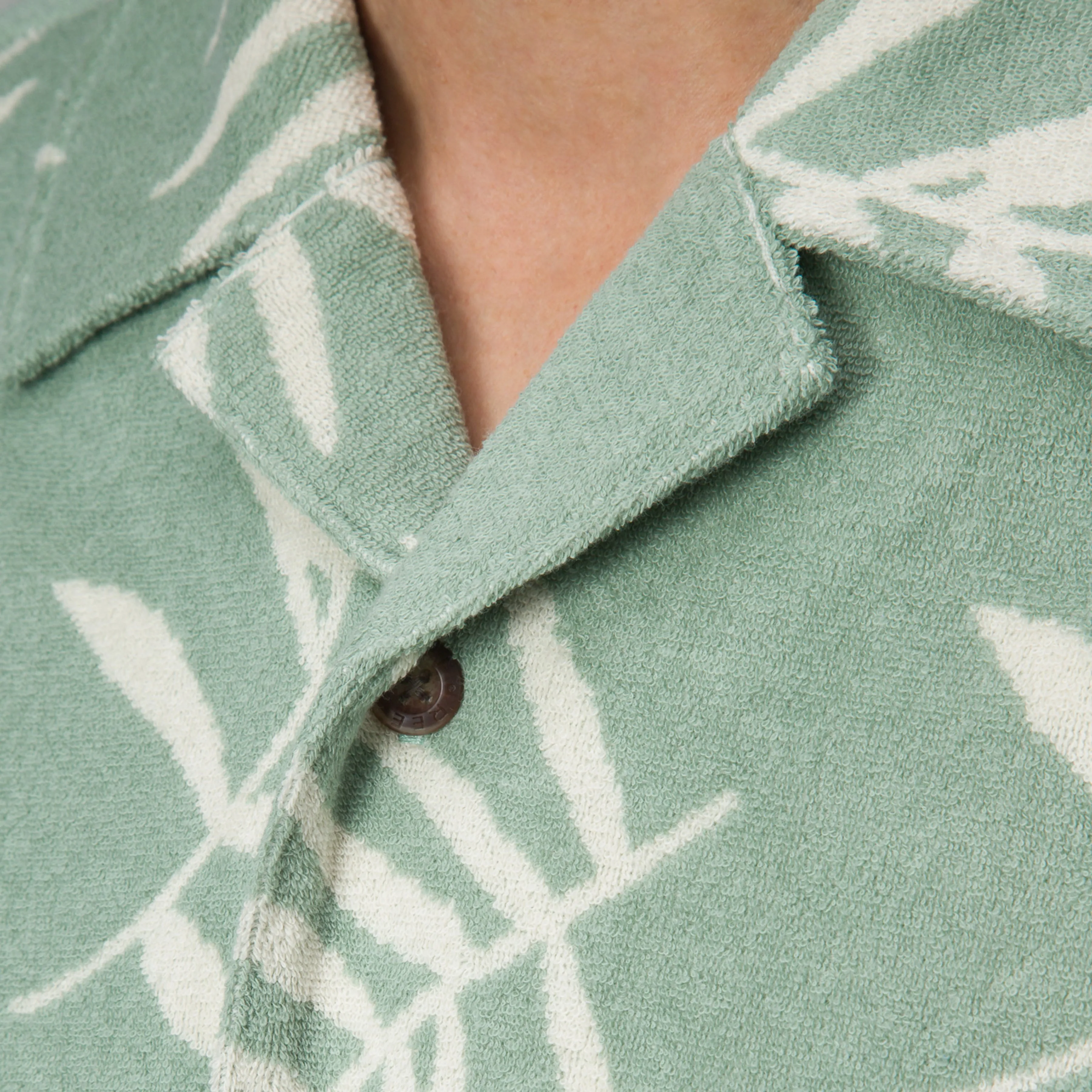 REEF Kenji Short Sleeve Terry Knit Shirt