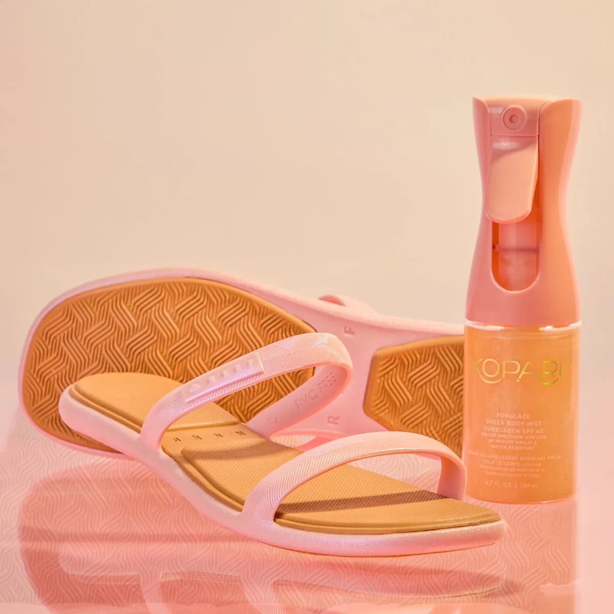 REEF Kopari x Reef Rose Gold Marina Duo