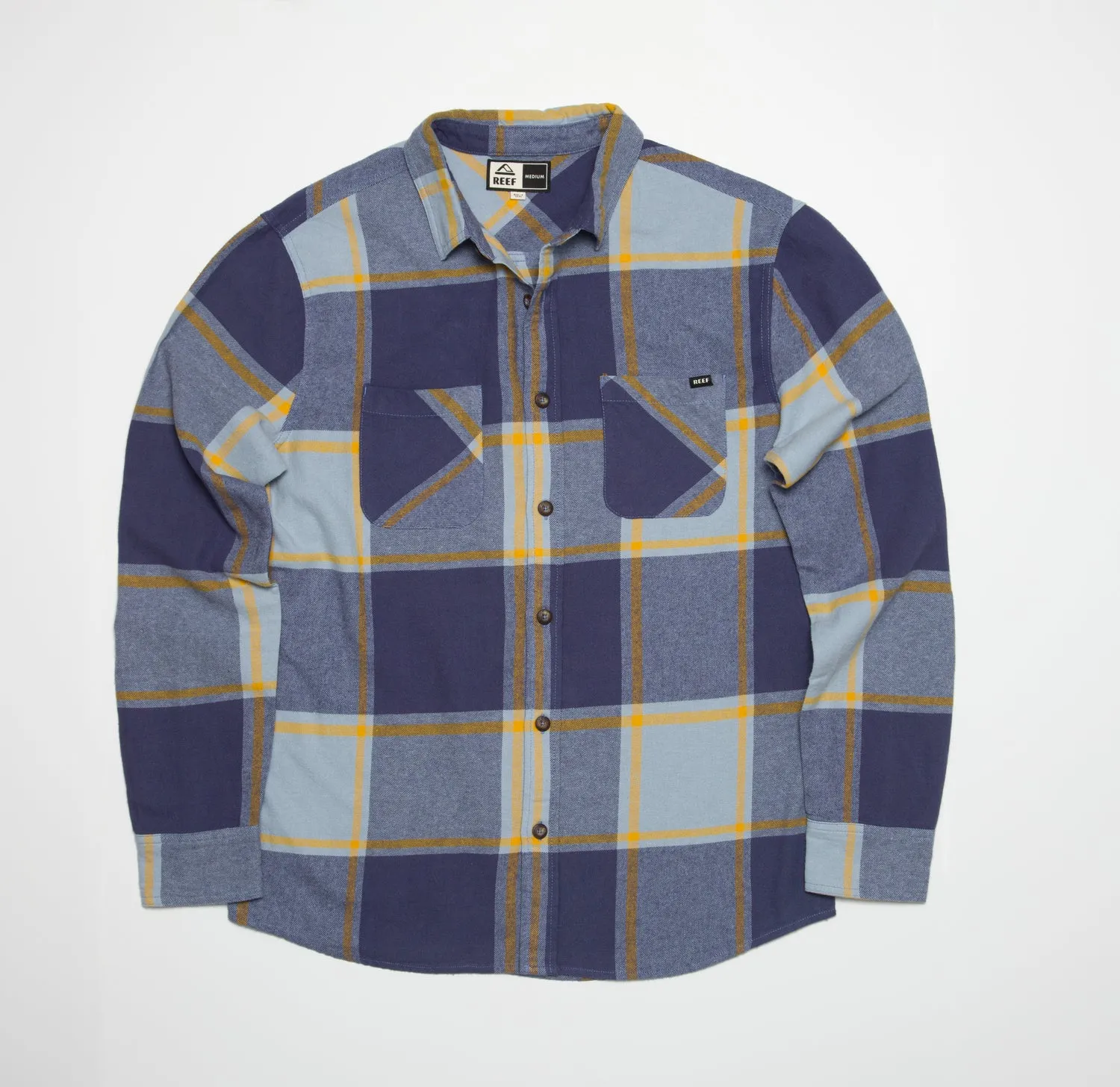 REEF Morris Ls Wvn Shirt