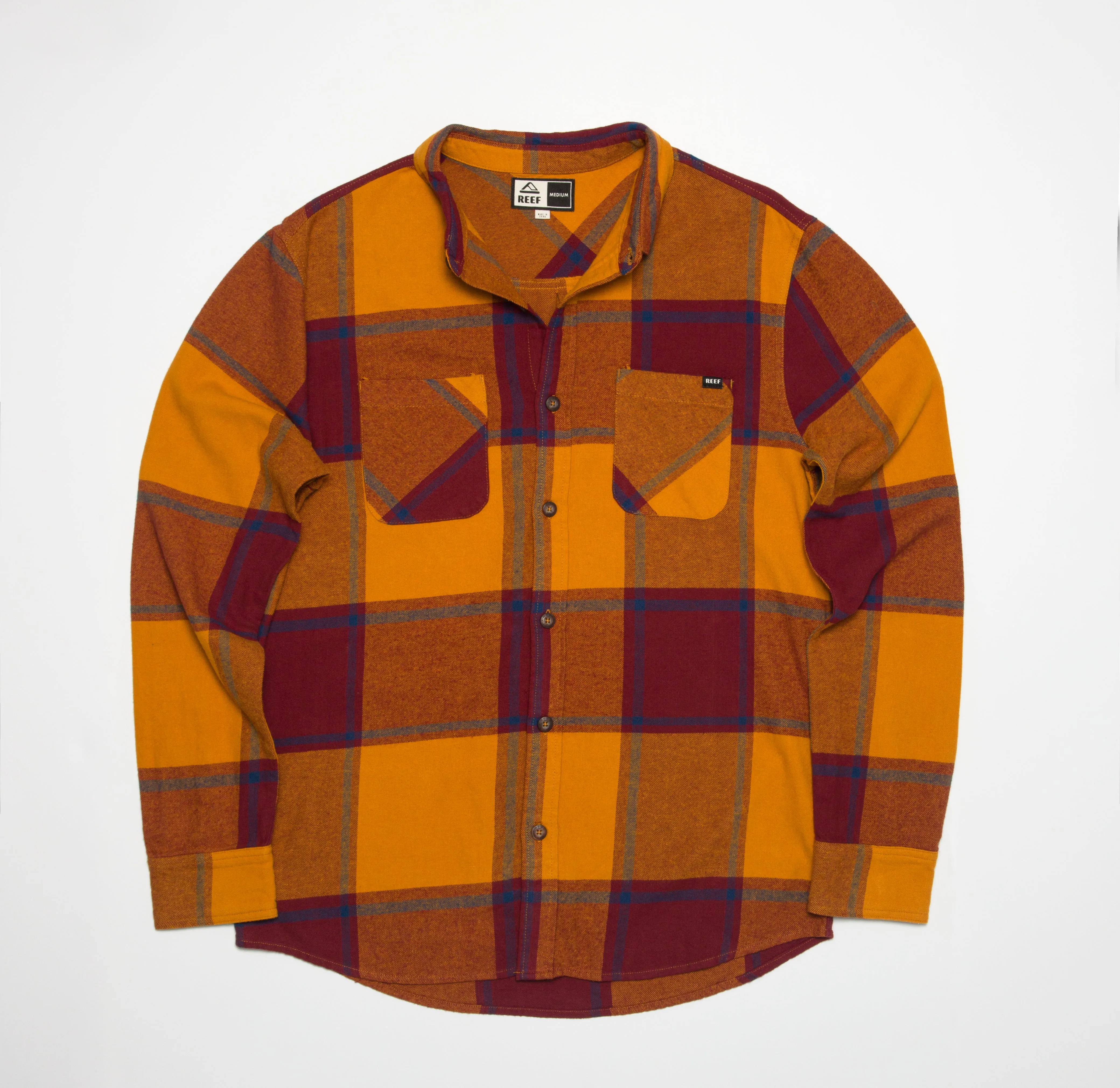 REEF Morris Ls Wvn Shirt