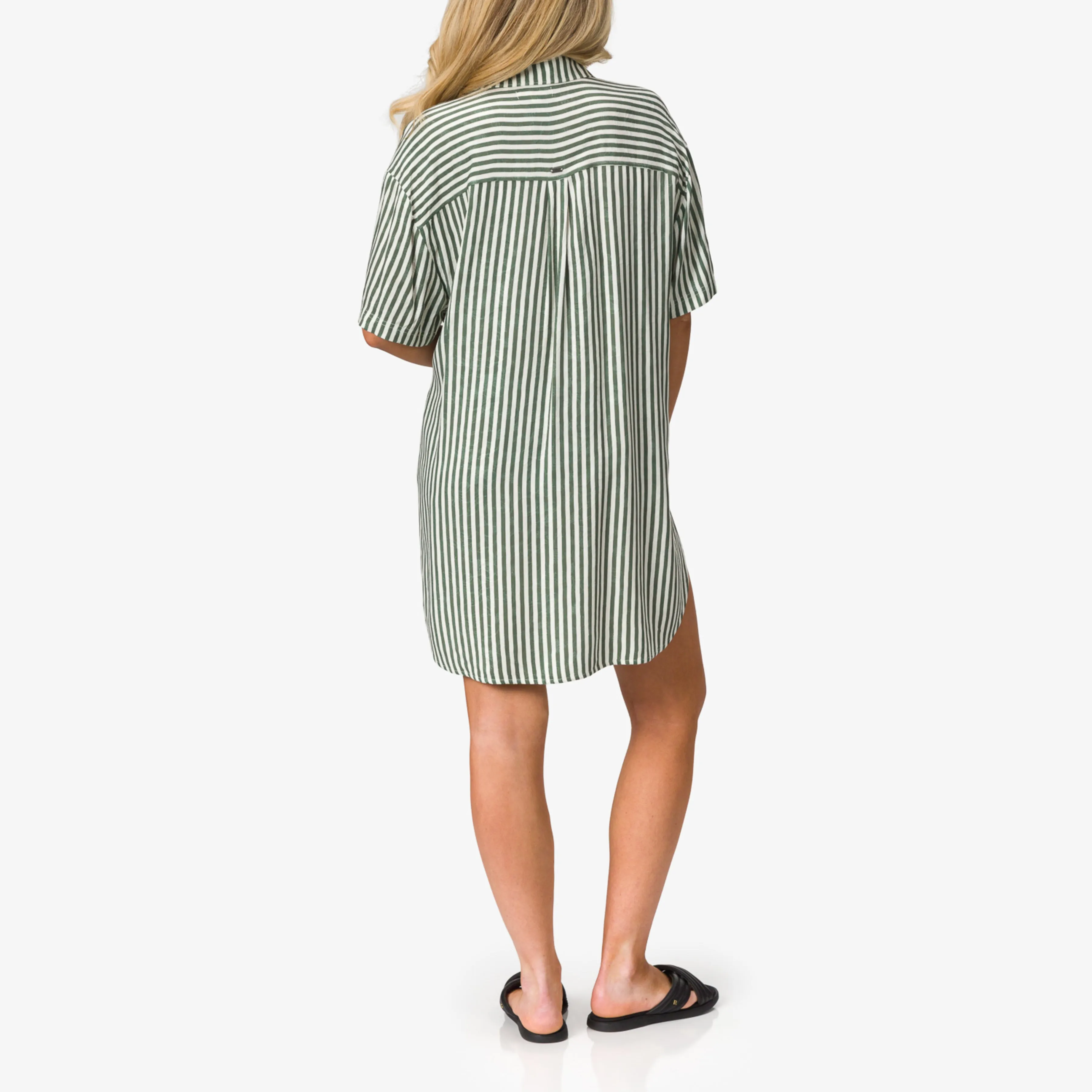 REEF Ollie Stripe Shirt Dress