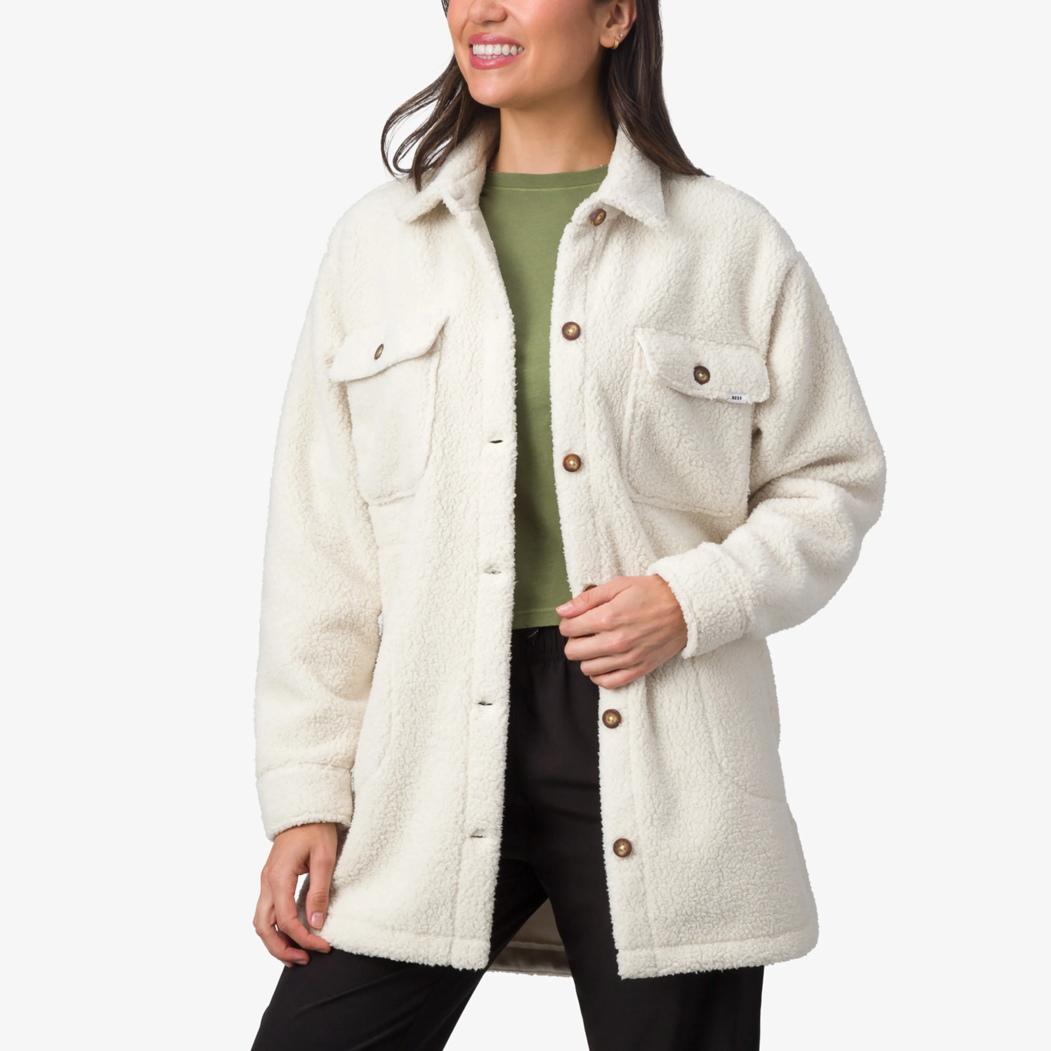 REEF Sammie Sherpa Shacket