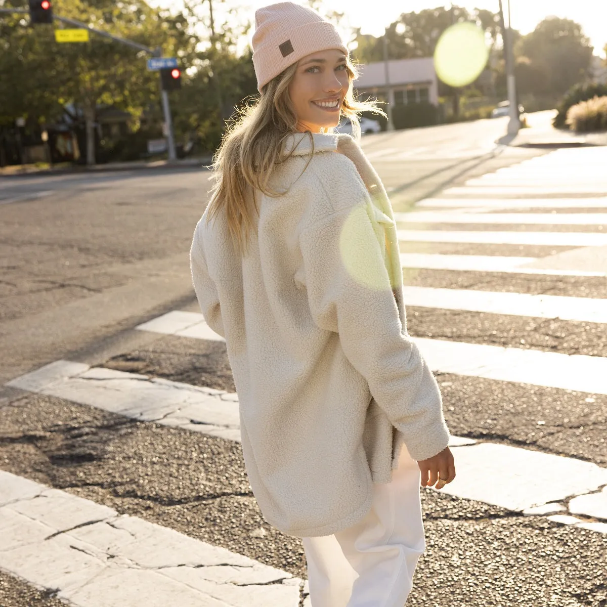 REEF Sammie Sherpa Shacket