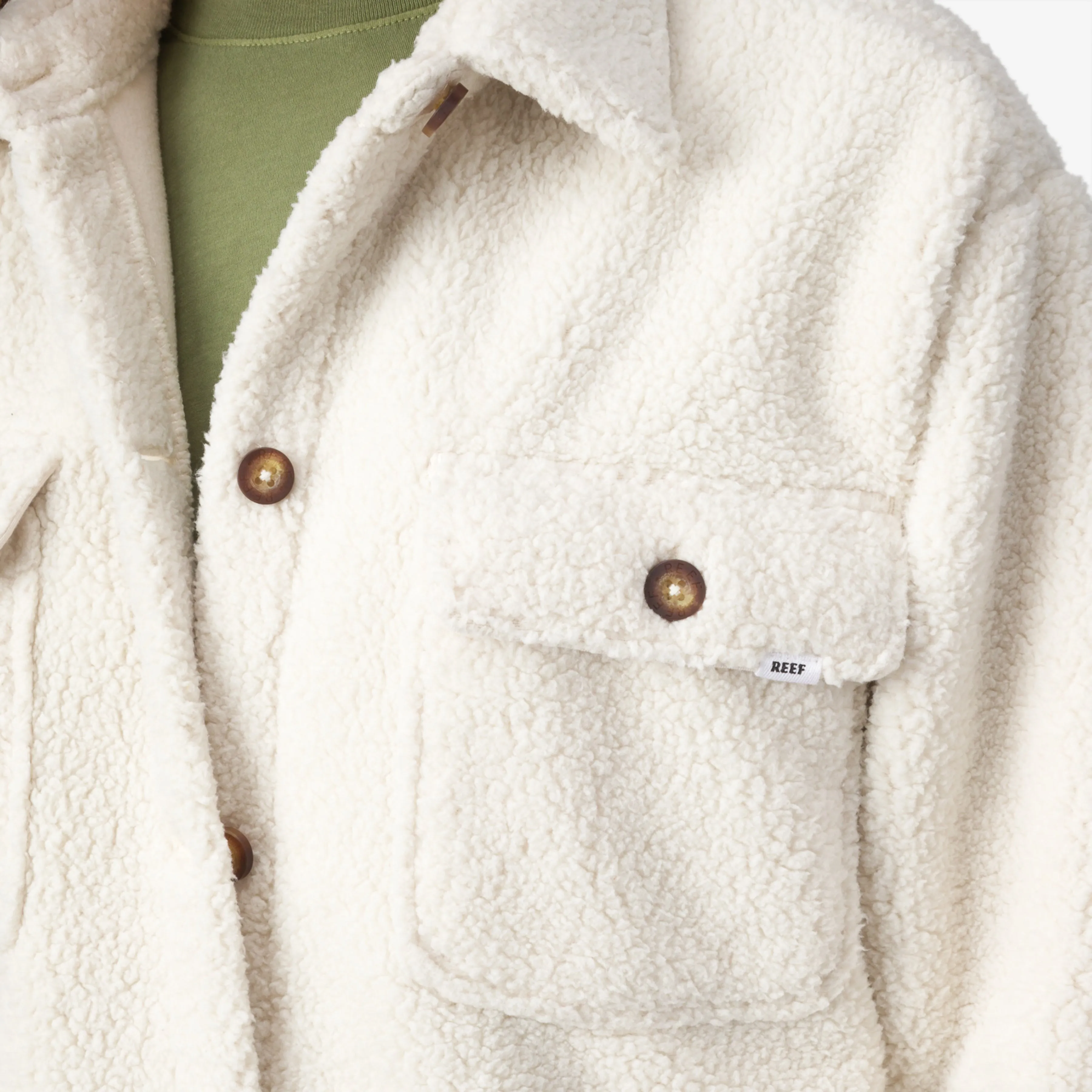 REEF Sammie Sherpa Shacket