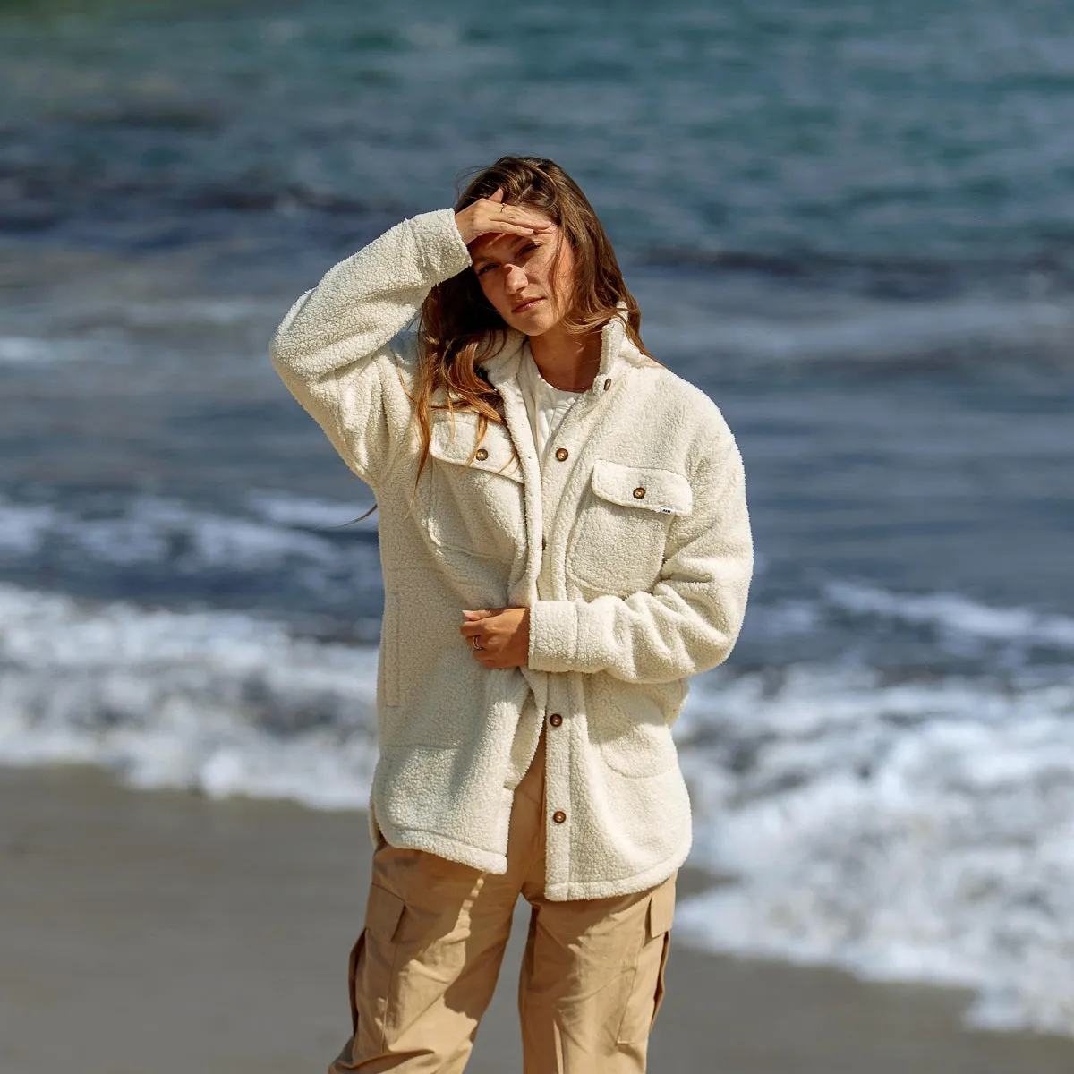 REEF Sammie Sherpa Shacket