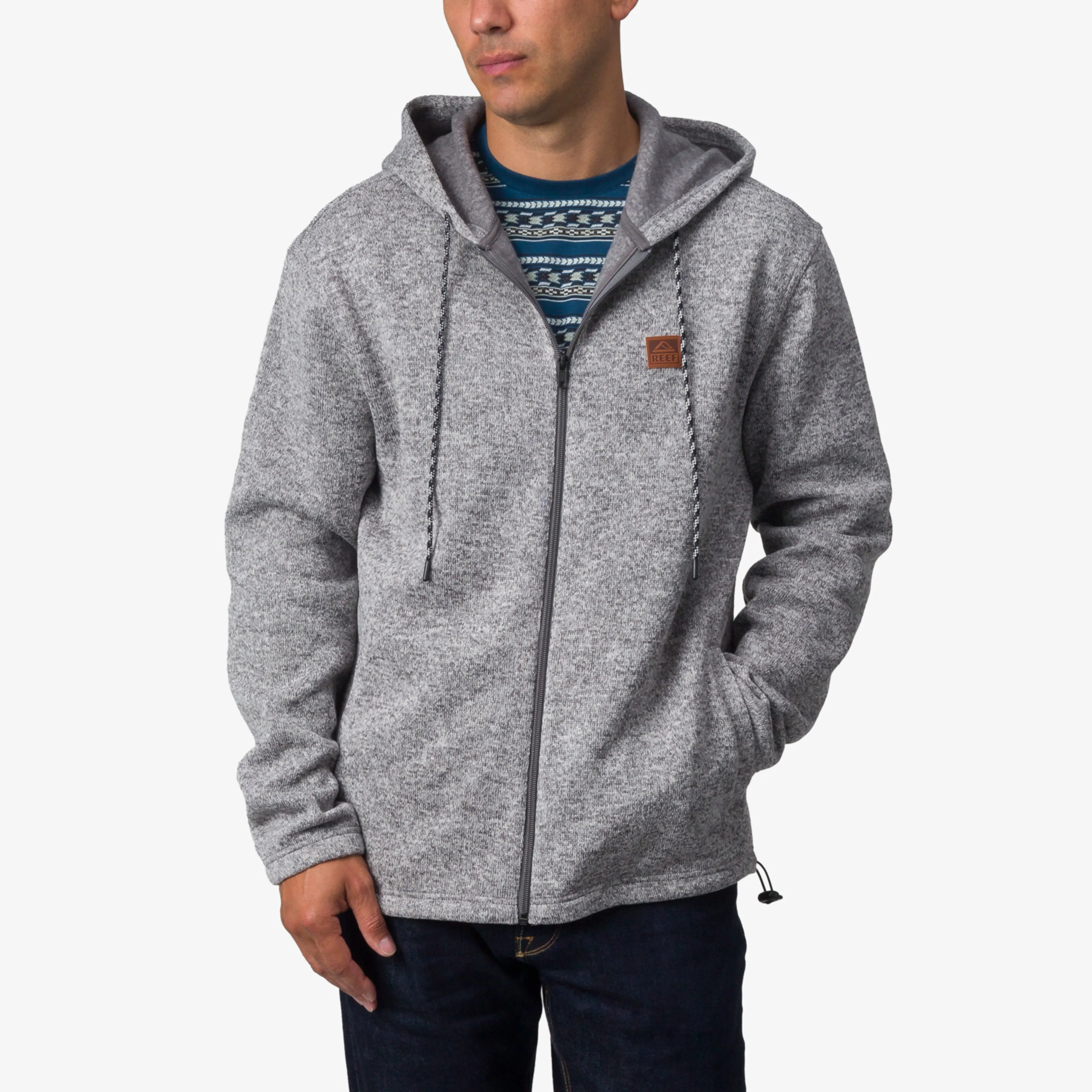 REEF Scott Zip-Up Fleece Jacket
