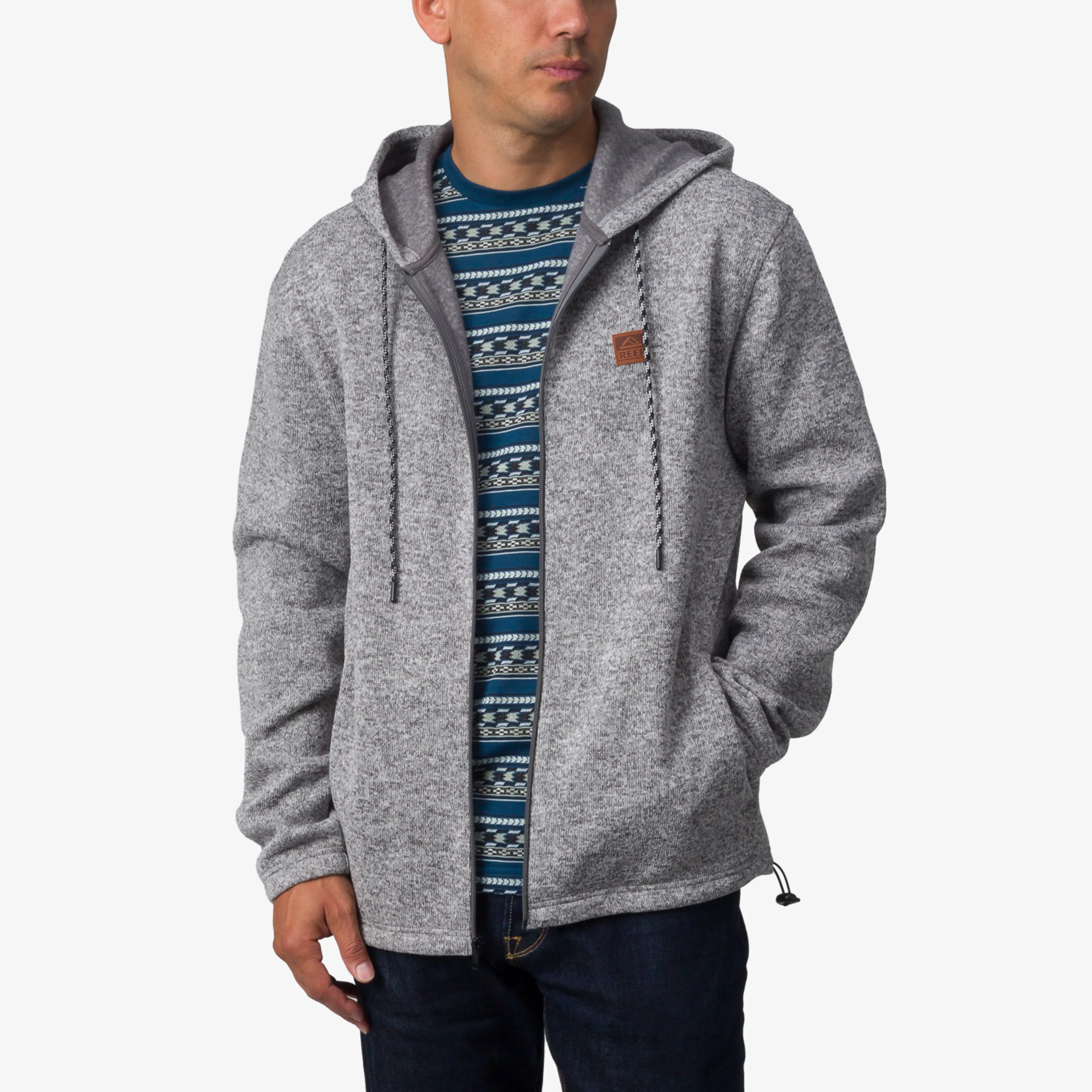 REEF Scott Zip-Up Fleece Jacket