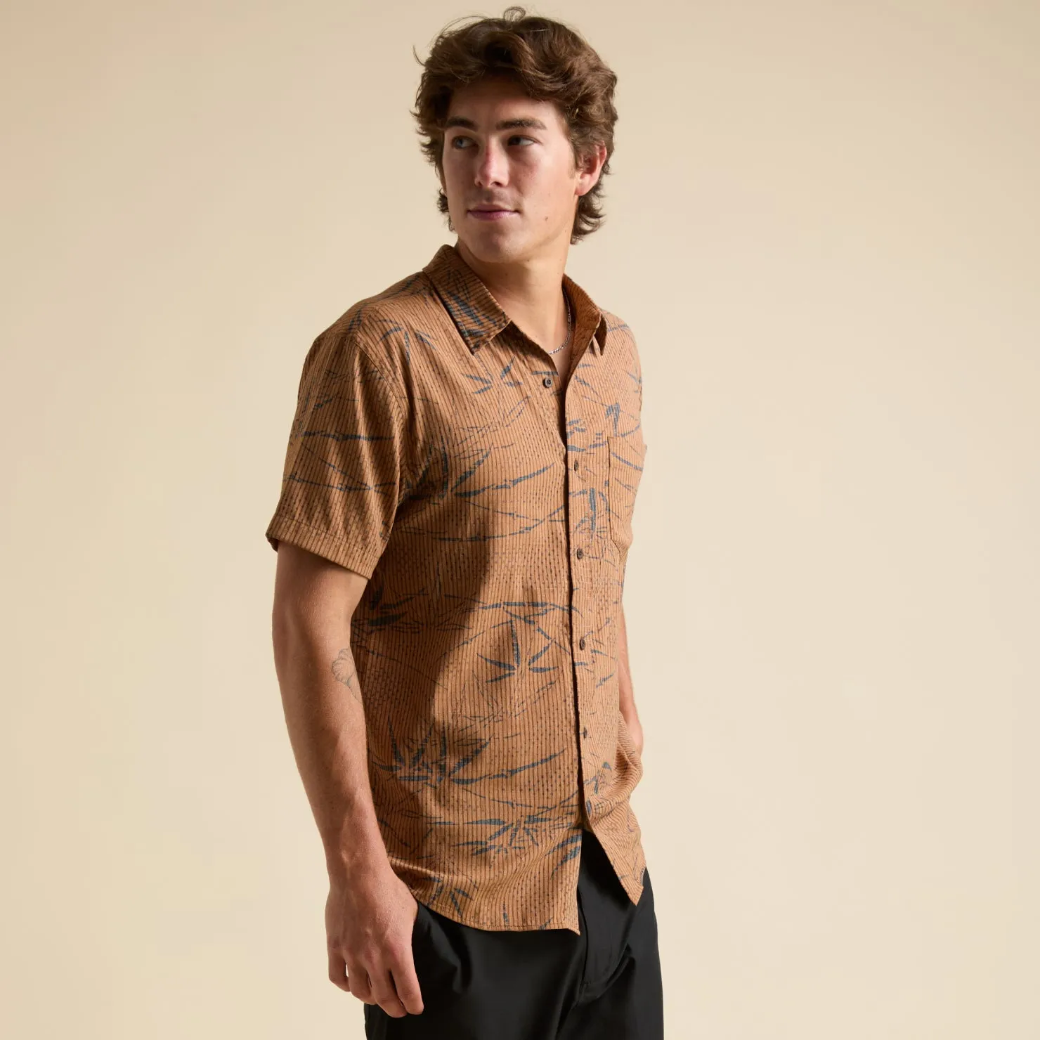 REEF Stanley Ss Wvn Shirt