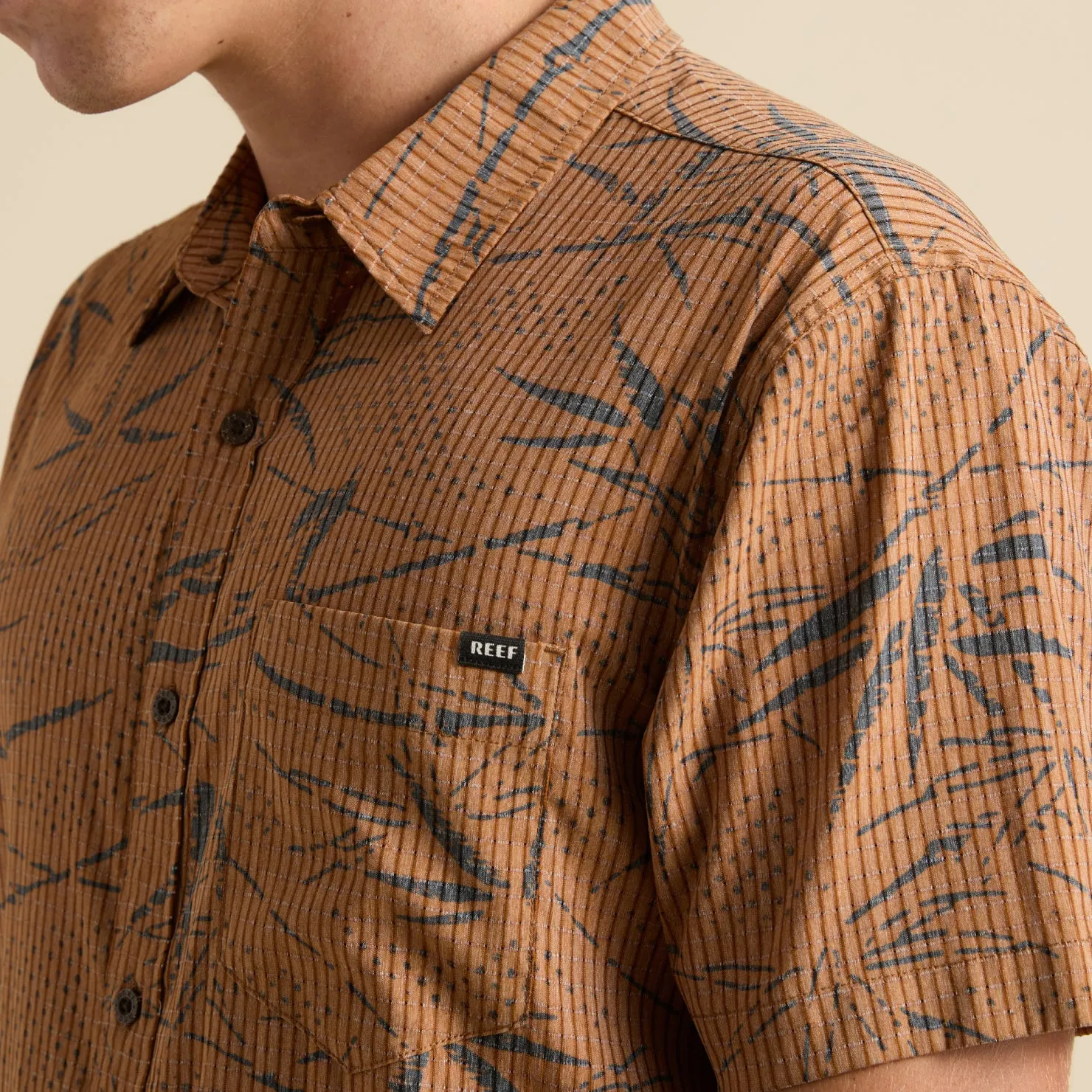 REEF Stanley Ss Wvn Shirt