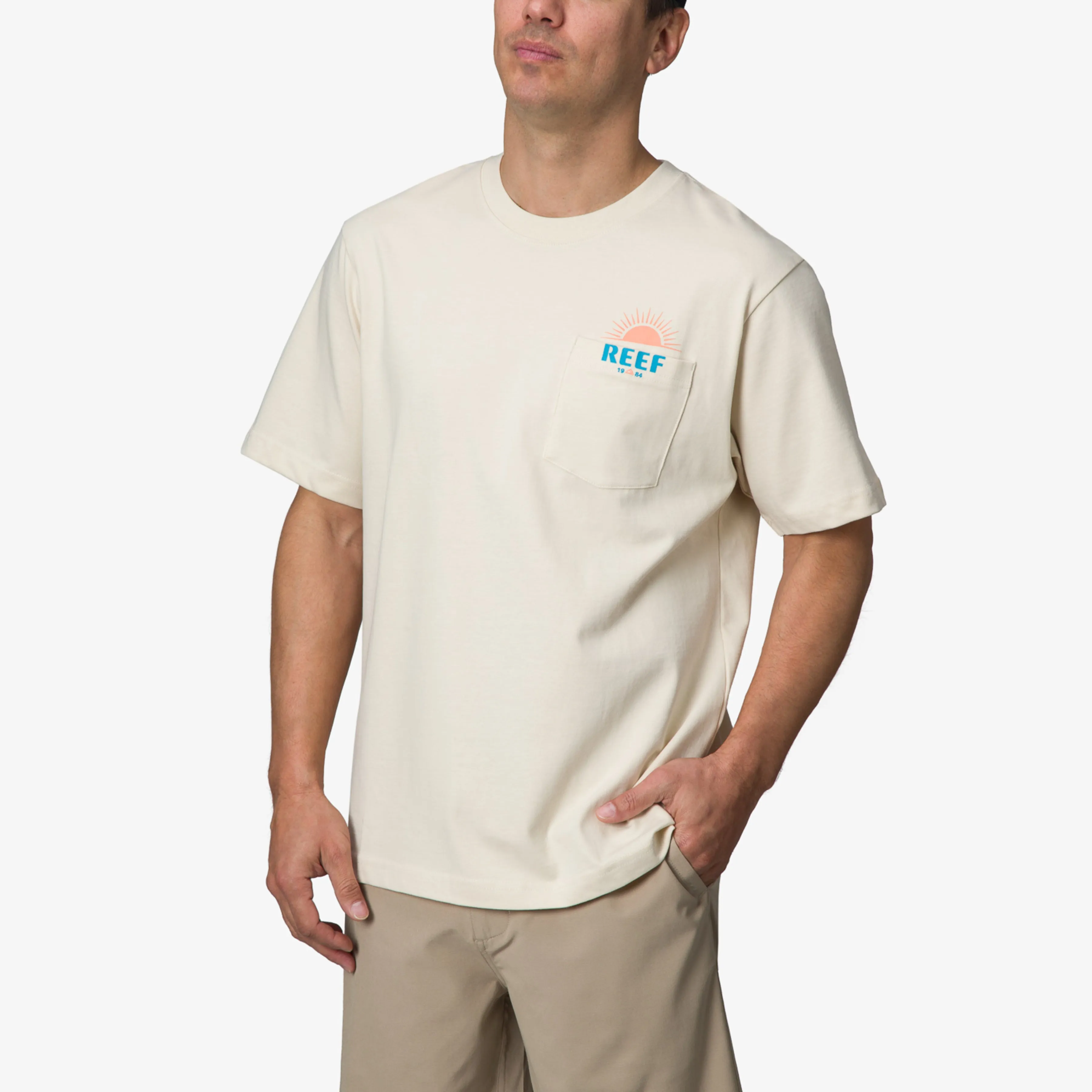 REEF Sunrise Pocket Short Sleeve T-Shirt
