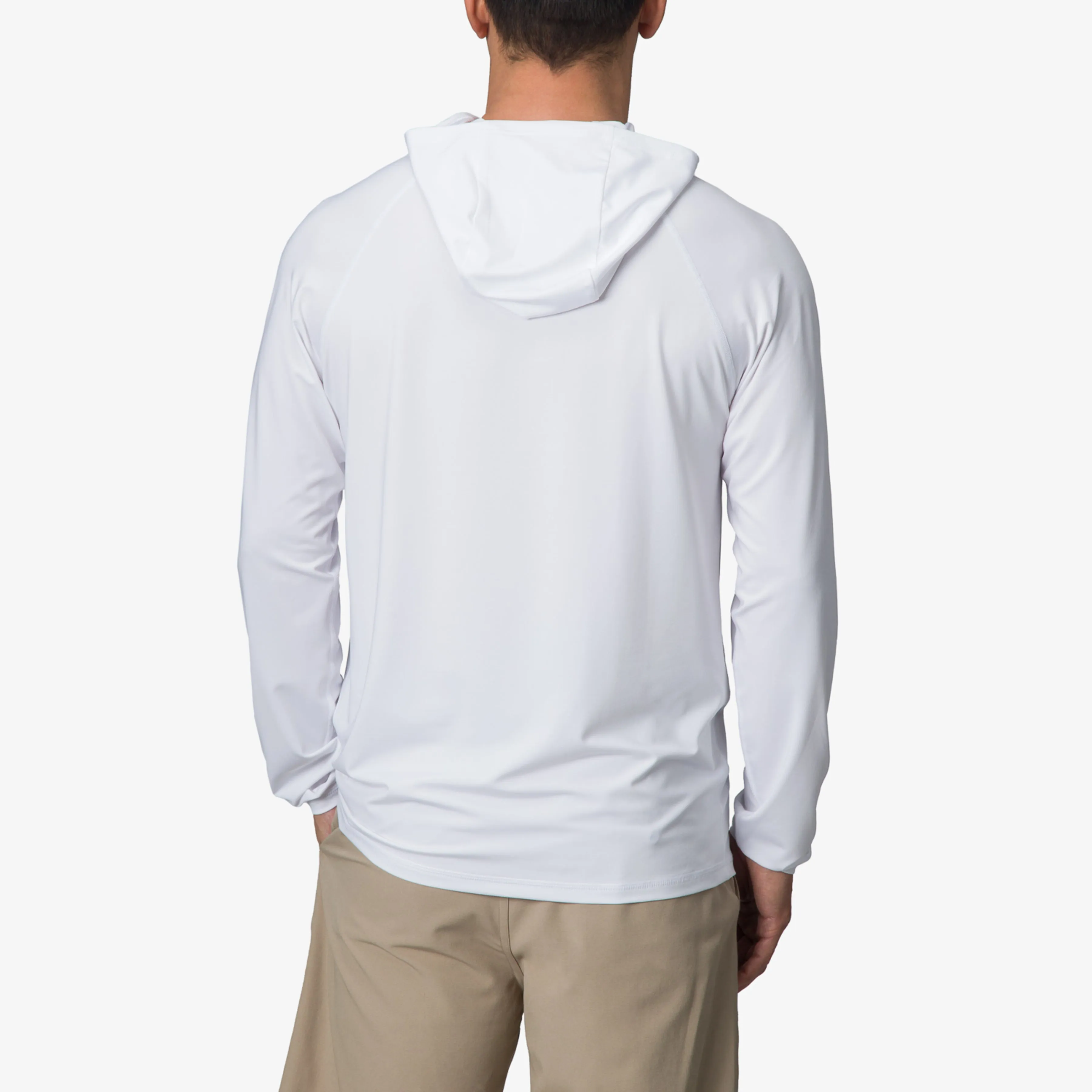 REEF Wellie Too Long Sleeve Hooded Surf Shirt 50 UPF