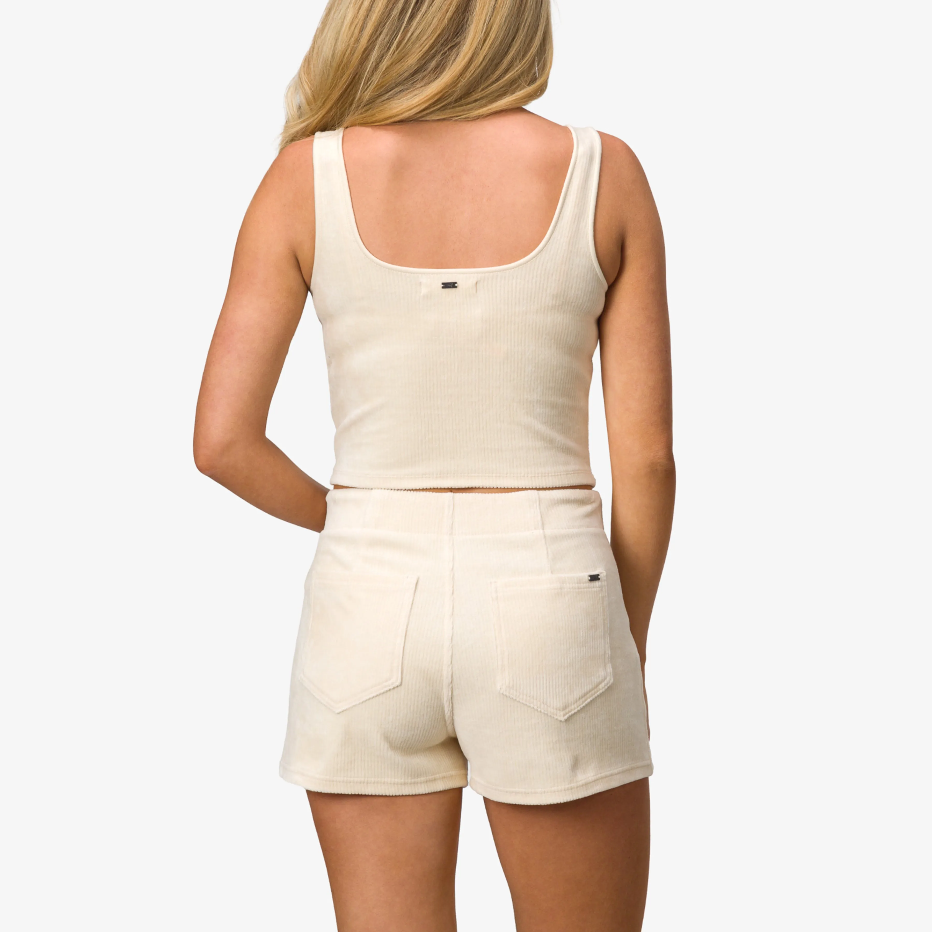 REEF All Day Corduroy Crop Tank Top
